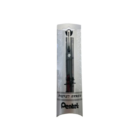 Pentel Pinselstift Pocket Brush Pen schwarz
