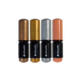 Silhouette Zeichenstifte-Set metallic