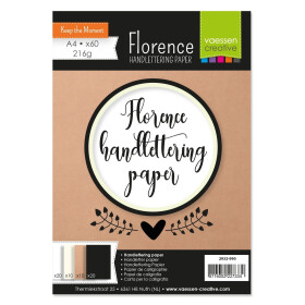 Handletteringpaper smooth A4 (gemischt weiss-braun-schwarz)