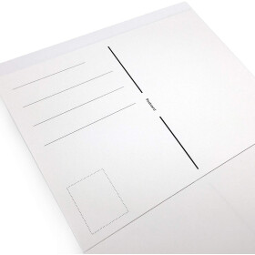 Watercolor-Block A6 / mit Postkartenaufdruck