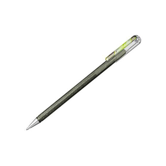 Pentel Roller Hybrid Dual Metallic Silber + Metallic Kupfer & Grün