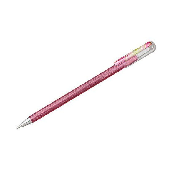 Pentel Roller Hybrid Dual Metallic Light Pink + Metallic Grün & Gold