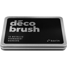 KARIN Deco Brush Metallic 28Z1 Metall Box 10 Stück